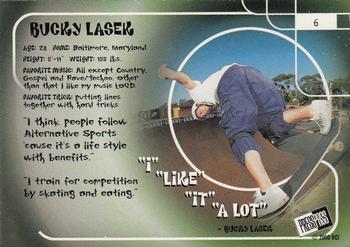 2000 Press Pass Rage Extreme Sports #6 Bucky Lasek Back
